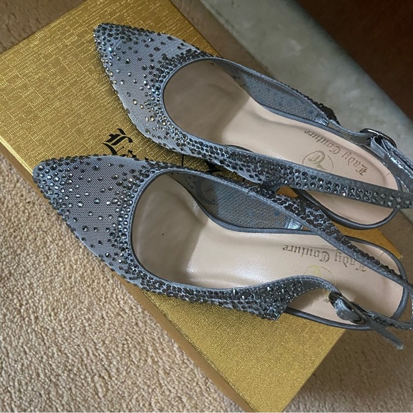 Lady Couture Pewter Heels - Picture 6 of 11